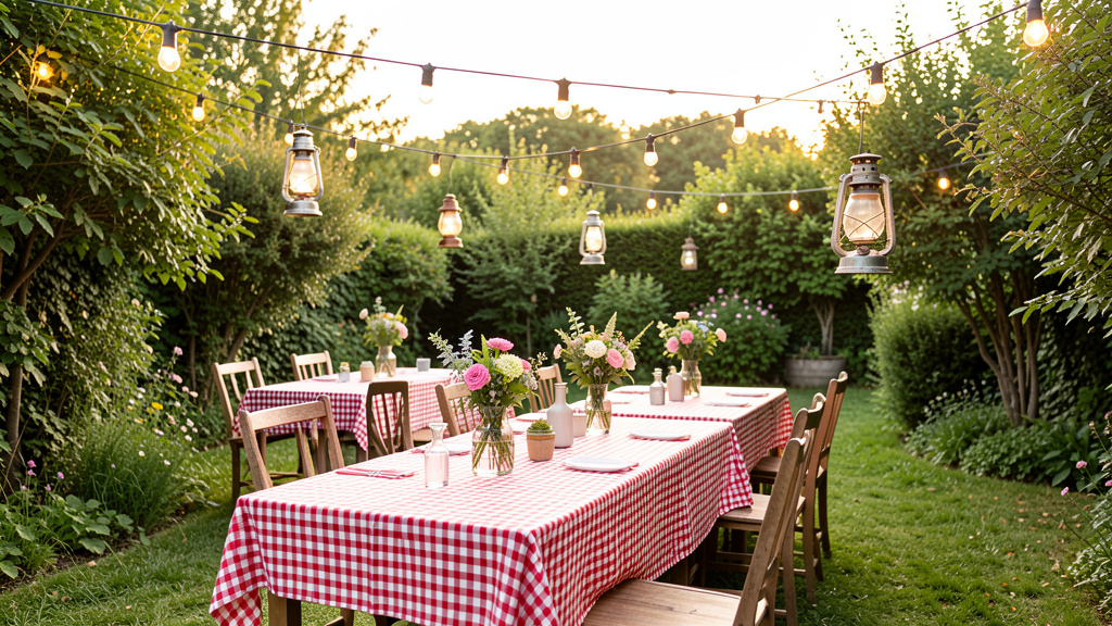 déco pour une guinguette chic