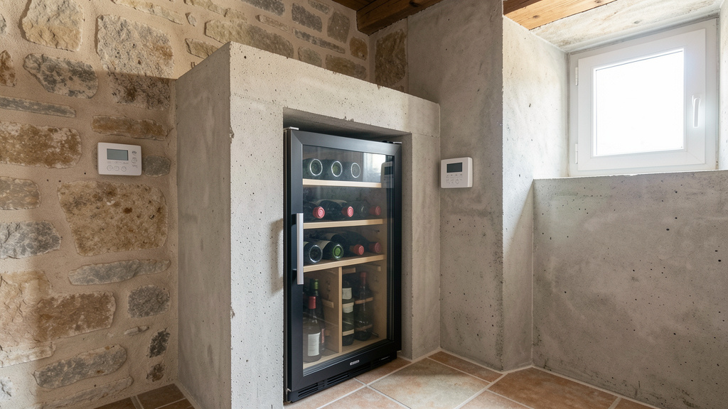 conditions idéales pour une cave à vin