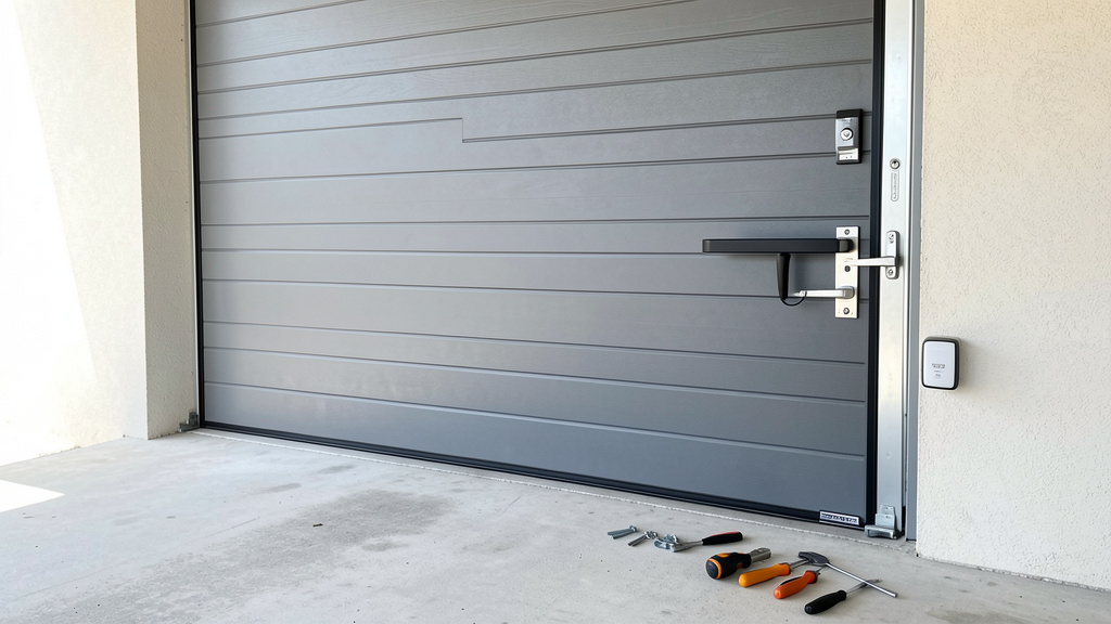 sécuriser une porte de garage